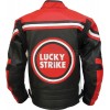 Custom Made LUCKY STRIKE Leather Biker Jacket